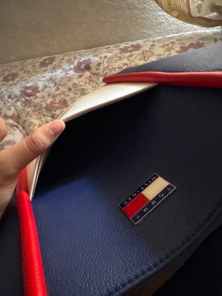 Bolso Tote Tommy Hilfiger Azul y Blanco