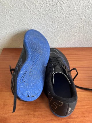 Zapatillas Nike Mercurial Negras y Azules