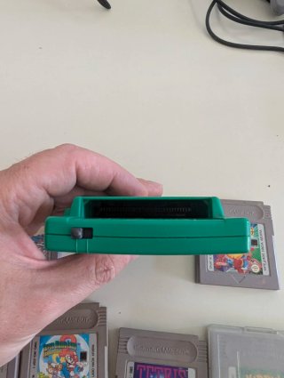 Consola Game Boy Verde + 7 Juegos funcionan todos