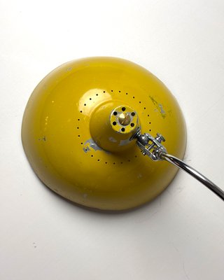 Lampada Pantografo Gialla Metallo Anni '50
