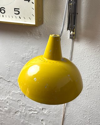 Lampada Pantografo Gialla Metallo Anni '50