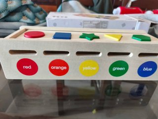 Juguete Montessori Madera Figuras Colores