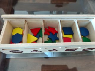 Juguete Montessori Madera Figuras Colores