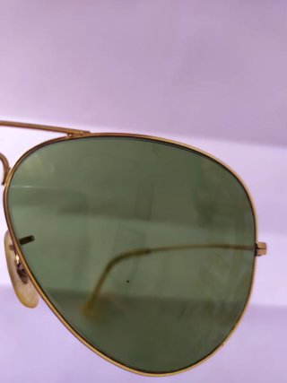 Gafas Ray-Ban USA Doradas Lente Verde