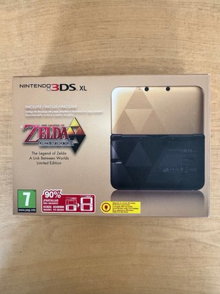 Nintendo 3DS XL Edición Zelda Dorada