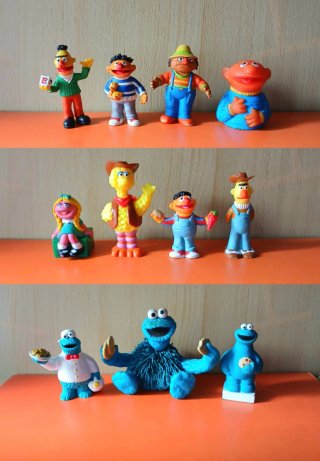 Figuras Barrio Sésamo Comics Spain JHP Vicma PVC
