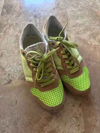 Zapatillas Pepe Jeans Talla 40 Verde/Marrón