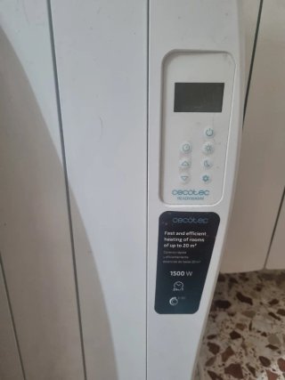 Radiador Eléctrico Cecotec Blanco