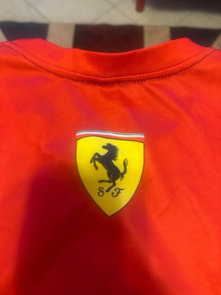 Maglietta Ferrari Uomo Rossa