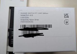 Huawei Watch Fit 3 Nuevo Plata/Rojo + Correa negra