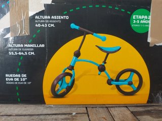 Bici sin pedales 3-5 años
