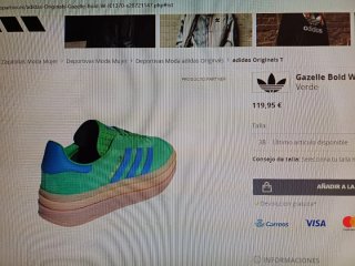 ZAPATILLAS MUJER ADIDAS IE1370 VERDE TALLA 36 2/3