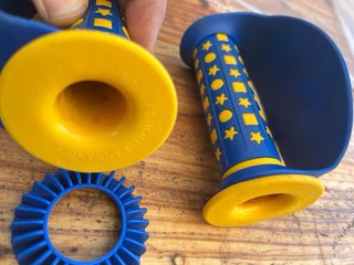 Puños Cassano Azul y Amarillo