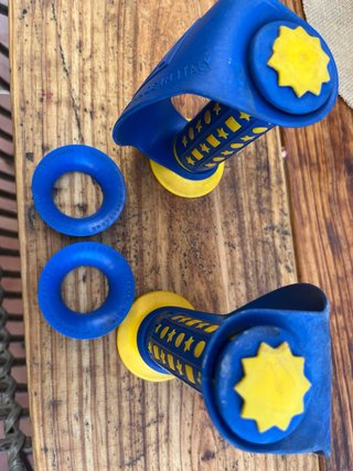 Puños Cassano Azul y Amarillo