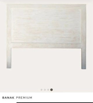 Cabezal Cama Banak Blanco Madera