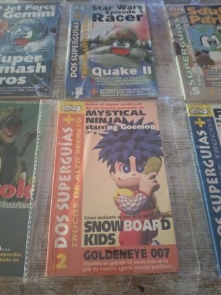 Lote 9 Guías Nintendo 64