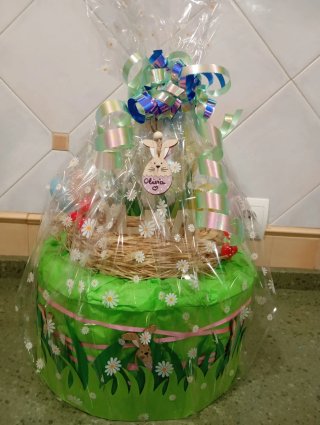 Tarta de pañales Dodot personalizada (T3 y T2)