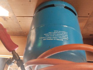 Soplete de gas con bombona