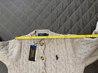 Cardigan Polo Ralph Lauren grigio taglia M