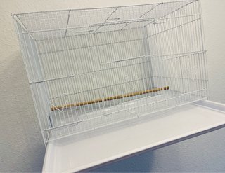 Jaula para pájaros blanca (NUEVA)