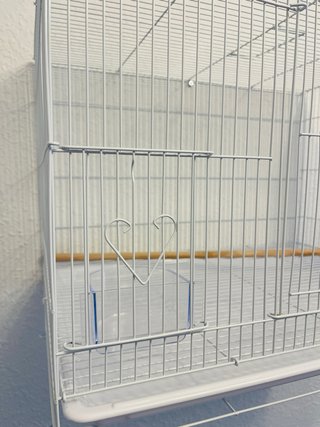 Jaula para pájaros blanca (NUEVA)