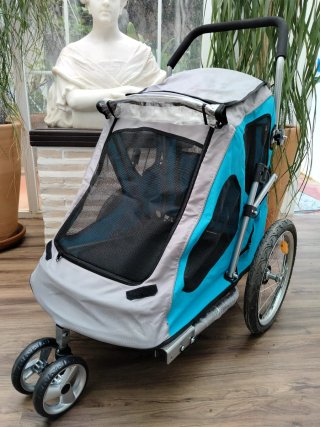 Remolque Bicicleta Cochecito Perros Smart