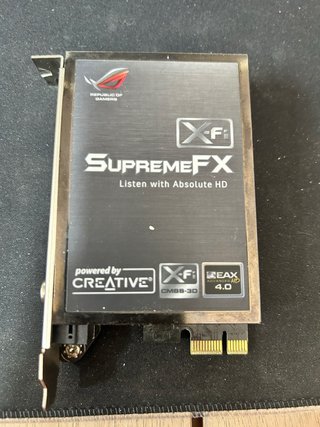 Tarjeta Sonido Asus Supreme FX ROG X-Fi