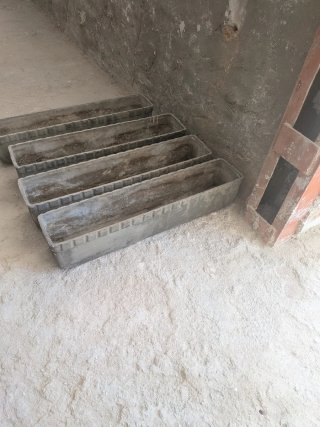 5 Maceteros de Piedra Grises 10 cada uno