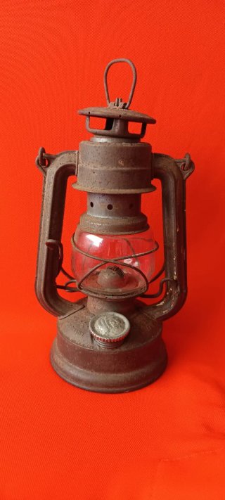 Farol Petróleo Antiguo Feuerhand 275 Vintage