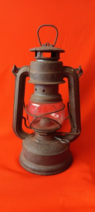 Farol Petróleo Antiguo Feuerhand 275 Vintage