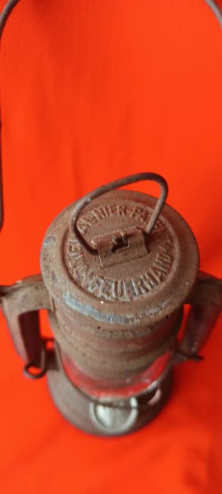 Farol Petróleo Antiguo Feuerhand 275 Vintage