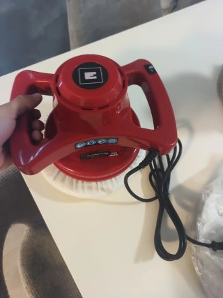 Pulidora de coche roja