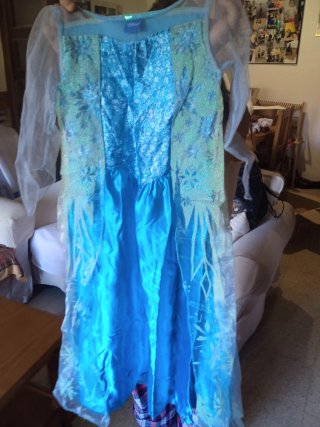 Disfraz infantil Elsa Frozen 4-6  Demonia 3-4