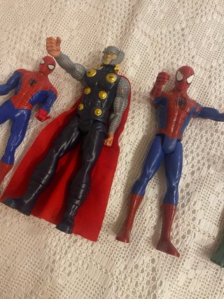 Figuras Superhéroes Hulk, Superman, Spiderman