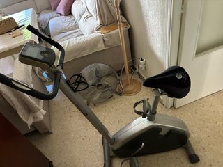 Bicicleta Estática Gris