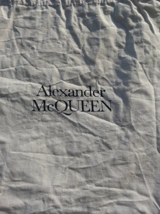 Borsa in tela Alexander McQueen bianca