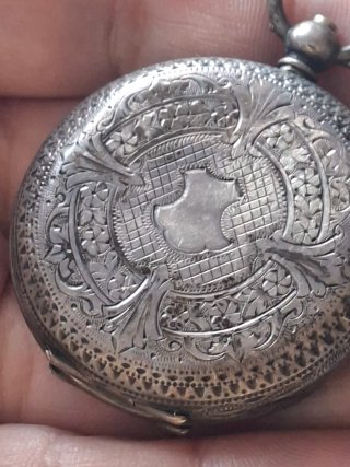 Orologio da tasca meccanico in argento