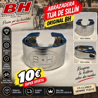 Abrazadera Tija Sillín BH Original Cromo