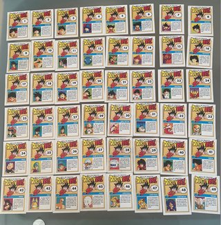 Tarjetas Dragon Ball Z - 90 unidades