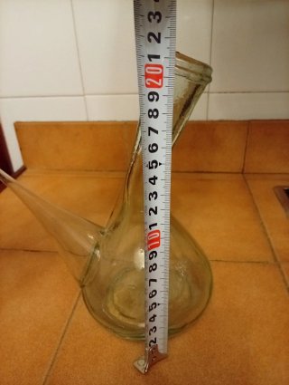 Porrón de cristal pequeño