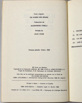 Los ojos de la esfinge nuevos descubrimientos s...
