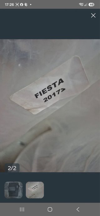 Tappetini Ford Fiesta 2017+ Gomma Nera