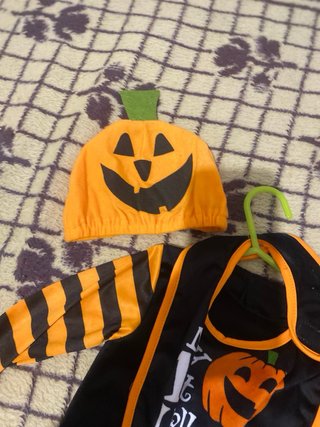 Disfraz Mi Primer Halloween Calabaza 6/12meses