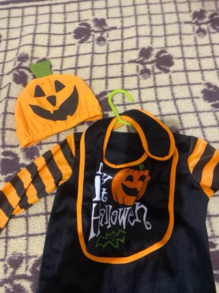 Disfraz Mi Primer Halloween Calabaza 6/12meses