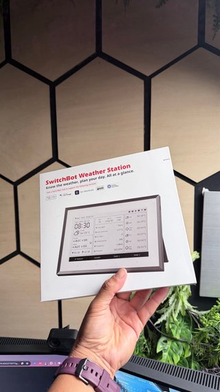 SwitchBot Weather Station pantalla E-Ink