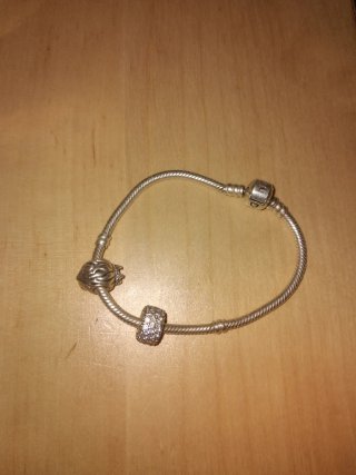 Pulsera Pandora León Rey Plata