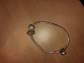 Pulsera Pandora León Rey Plata