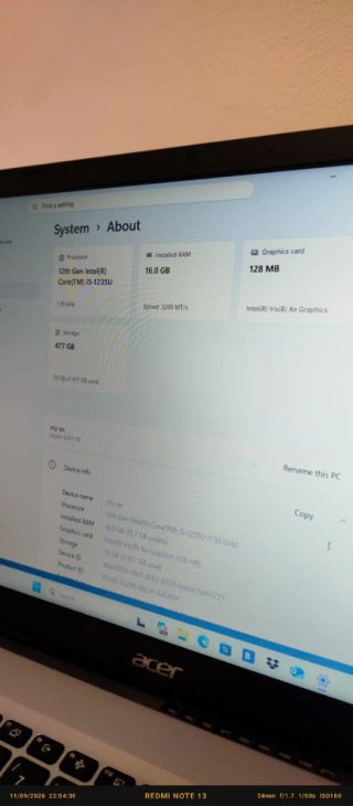 Acer Aspire 3 - 16GB RAM / 512GB SSD