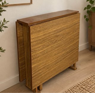 Mesa plegable de madera