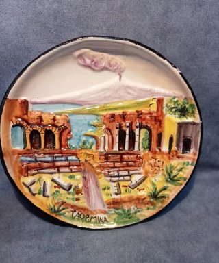 Piatto artigianale Taormina